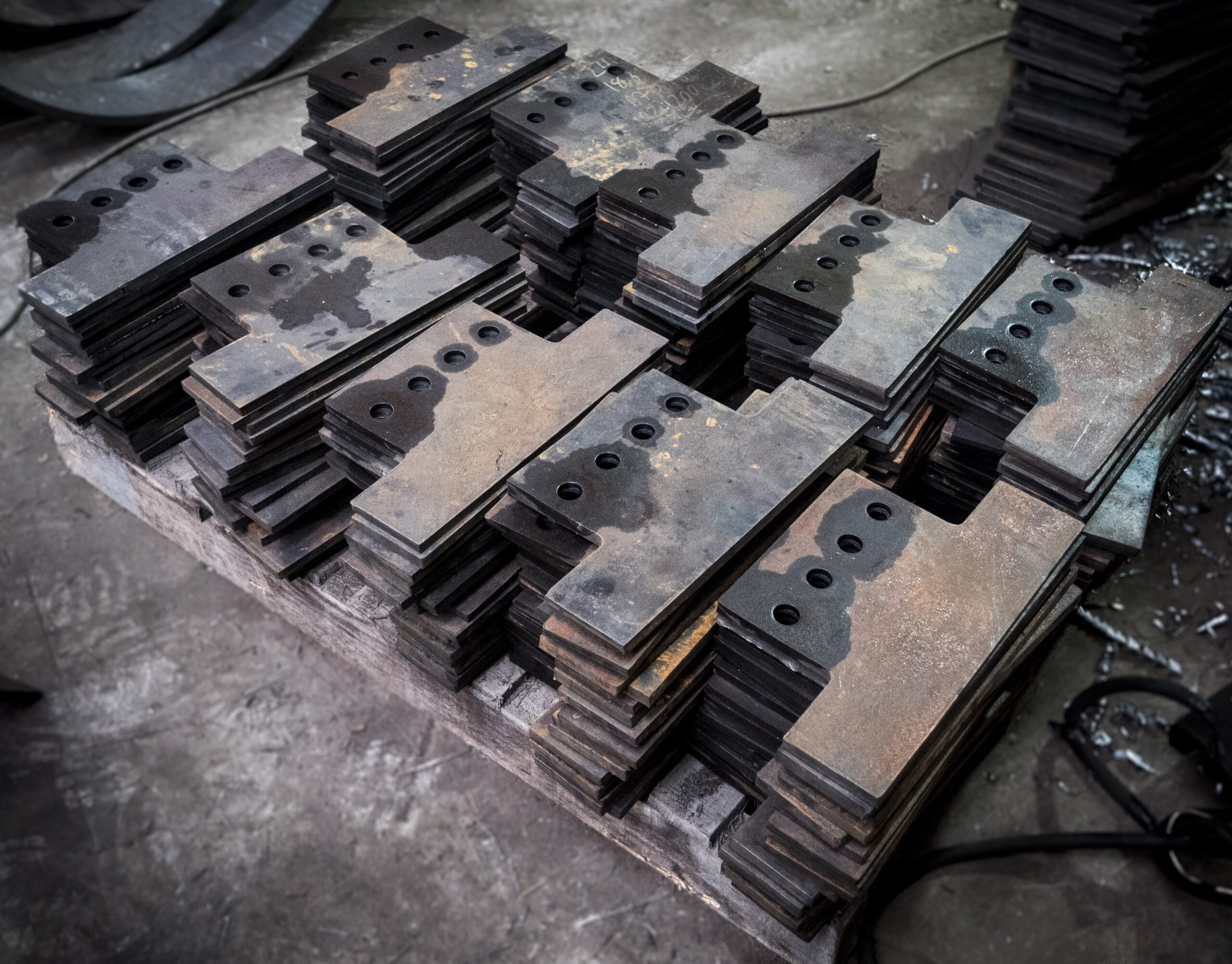 piezas cortadas con máquinas de corte laser CNC