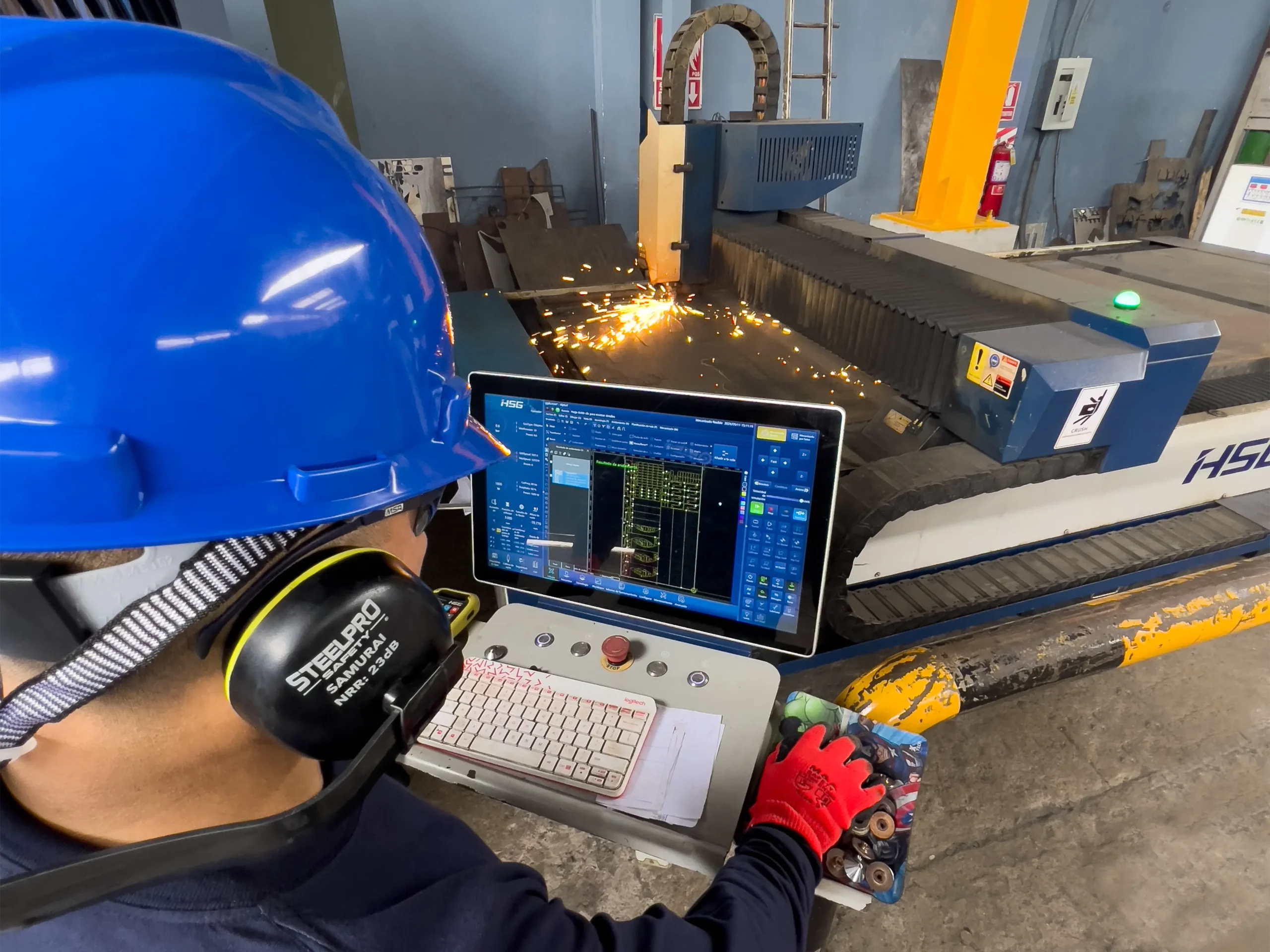 servicio de corte laser de acero CNC metal industry perú